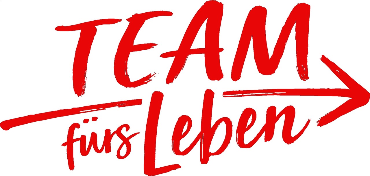 Logo TeamFürsLeben Rot